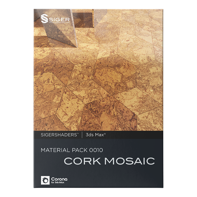 Material Pack 0010 – Cork Mosaic